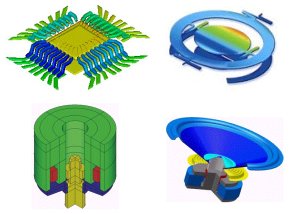 display of several solid model plots