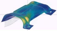 Stress Analysis (Mises Stress)
of Pyramid under
Gravitational Load